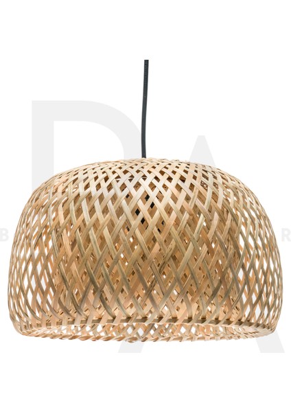 Bal Kovanı Form Bambu Rattan Avize