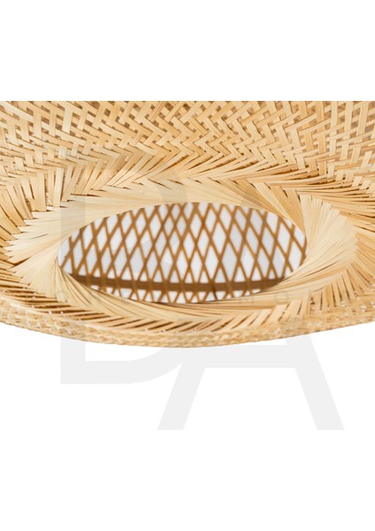 Yuvarlak Örgü Bambu Rattan Avize fiyatları