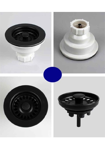 Mutfak Kuvars Taş Lavabo Için Süzgeç Sepeti Drenaj Durdurucu Çapı 114MM ile Mutfak Lavabo Drenaj Düzeneği (Yurt Dışından)