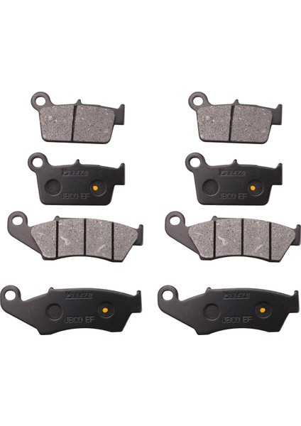 2x Motosiklet Ön ve Arka Fren Balataları Disk Fren Balataları YZ125 YZ250 YZ450 YZ450F 2003-2007 (Yurt Dışından)