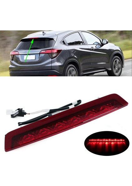 -V Vezel 2014-2022 Için LED 3. Üçüncü Fren Lambası 2018-2022 Için Arka Ek Yüksek Montaj Stop Lambası (Yurt Dışından)
