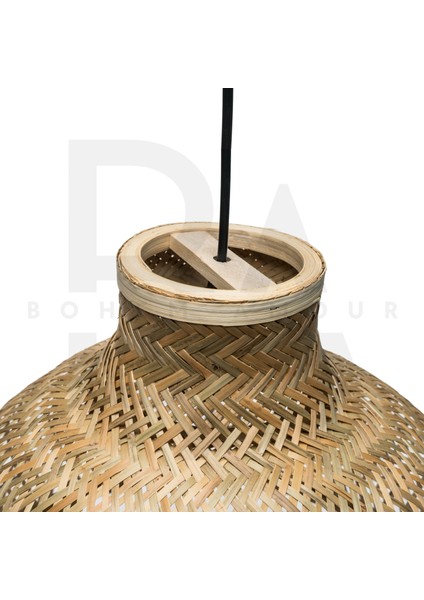 Zarif Örgü Bambu Rattan Avize fiyatları