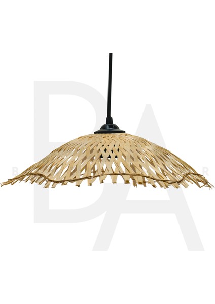 Şemsiye Form Bambu Rattan Avize