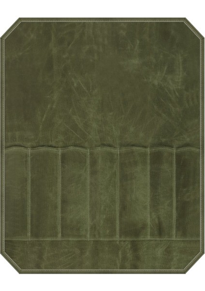 Taşınabilir Kamp Bıçak Çanta Çanta Kanvas Çatal Bıçaklar Koruyucular Bıçak Taşıma Saklama Çantası, Yeşil (Yurt Dışından)