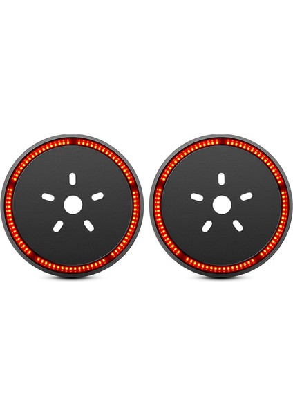 2x Yedek Lastik Fren Lambası Tekerlek Işığı 3rd Üçüncü Fren Lambası Wrangler 2007-2018 Jk Jku Yj Tj, Kırmızı Işık (Yurt Dışından)