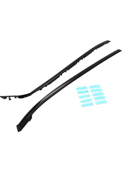 Çift Araç Ön Camı Sütun Kalıplama Klipler Kiti ile Is F IS200D IS250 IS300 IS350 06-13 Dış Koruyucu Şerit (Yurt Dışından)