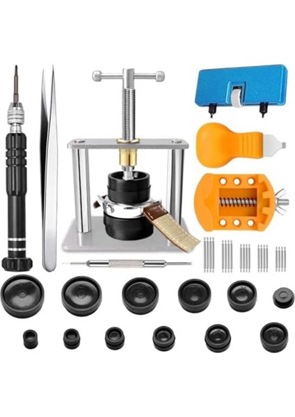 Saat Tamir Takımı, Saat Pres Alet Seti, Saat Değiştirme, Saat Arkası Sökücü Tutucu, Yay Çubuğu, Cımbız (Yurt Dışından)