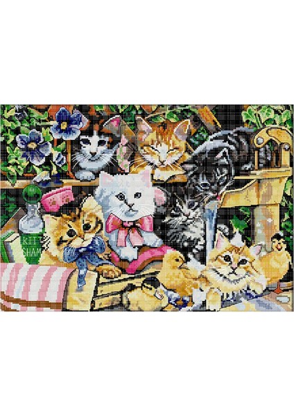 Yetişkinler Için Başlangıç Çocukları Için Damgalı Kitler, Ördek Ailesi 11CT Dıy Nakış Iğne Seti (Yurt Dışından)