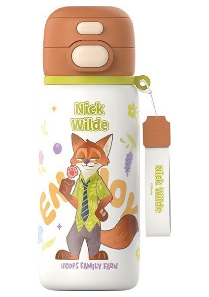 Disney Yalıtımlı Dak Nick Judy Pipetli Su Dağı Çift Içme Kızlar Yüksek Değerli Çocuk Okul Özel Dakları (Yurt Dışından)