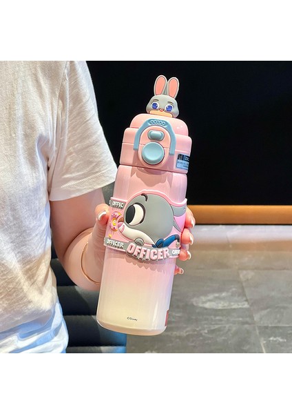 Disney Yalıtımlı Dak Nick Judy Pipetli Su Dağı Çift Içme Kızlar Yüksek Değerli Çocuk Okul Özel Dakları (Yurt Dışından)