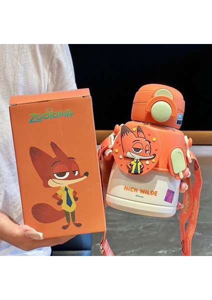 Disney Yalıtımlı Dak Nick Judy Pipetli Su Dağı Çift Içme Kızlar Yüksek Değerli Çocuk Okul Özel Dakları (Yurt Dışından)