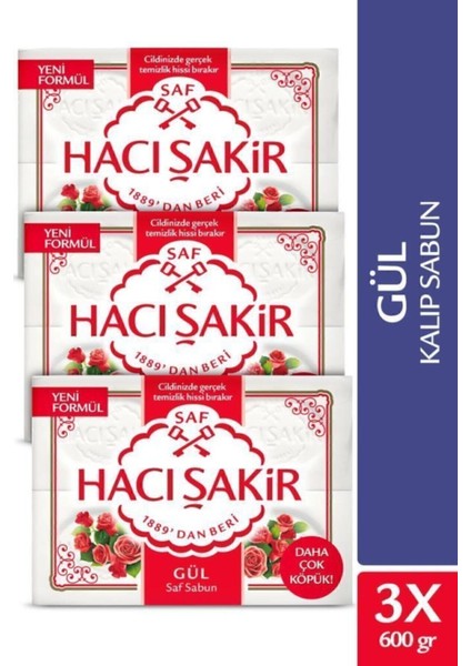 Gül Kokulu Doğal Saf Kalıp Sabun 12'li Paket (4x150 g x 3) – Ferahlatıcı ve Cilde Nazik fiyatları