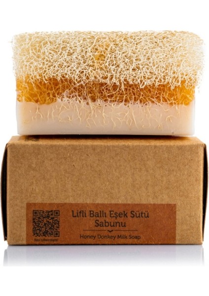 Ballı Eşek Sütü Sabunu 100 g – Bitkisel Gliserin Bazlı, Kabak Lifli, Peeling Etkili Doğal Cilt Temizliği fiyatları