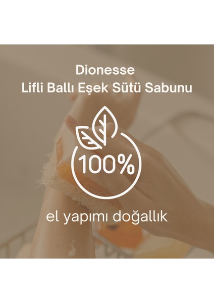 Ballı Eşek Sütü Sabunu 100 g – Bitkisel Gliserin Bazlı, Kabak Lifli, Peeling Etkili Doğal Cilt Temizliği fırsatları