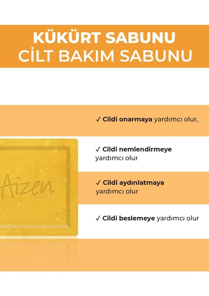 Cosmetic Kükürt Sabunu 100 gr – Yağlı ve Problemli Ciltler İçin Derin Temizleyici ve Arındırıcı Bakım modelleri