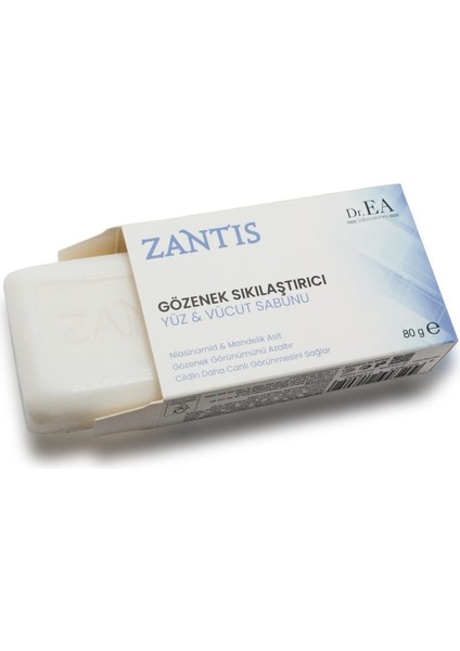 Zantis Niacinamide ve Mandelik Asit İçeren Yüz ve Vücut Sabunu – Gözenek Sıkılaştırıcı, 80 g modelleri