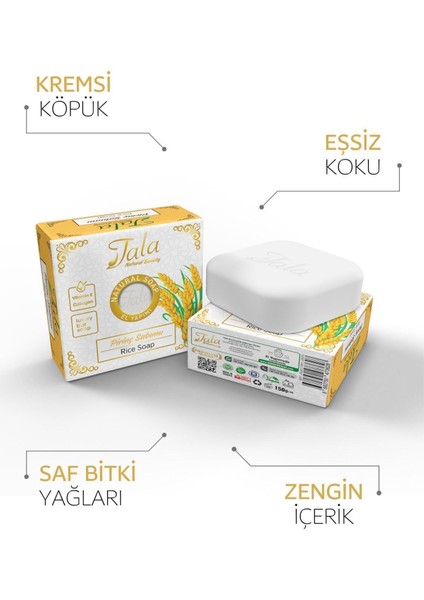 Pirinç Sabunu Doğal Beyazlatıcı Cilt Aydınlatıcı Sabun 150 Gr modelleri