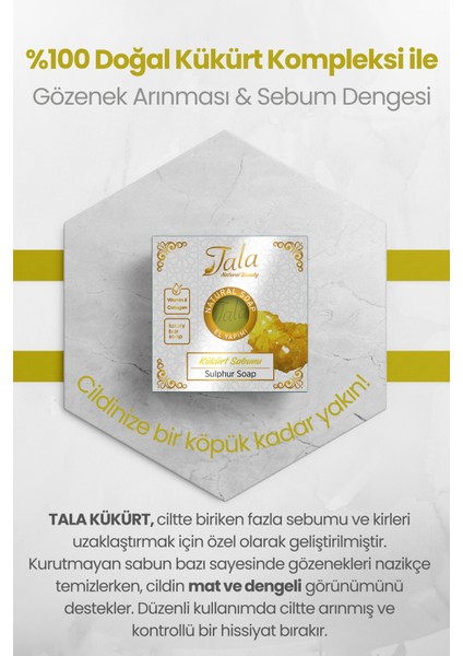 Kükürt Sabunu Cilt ve Yüz Temizleyici Arındırıcı Kükürtlü Sabun 150 Gr indirimleri