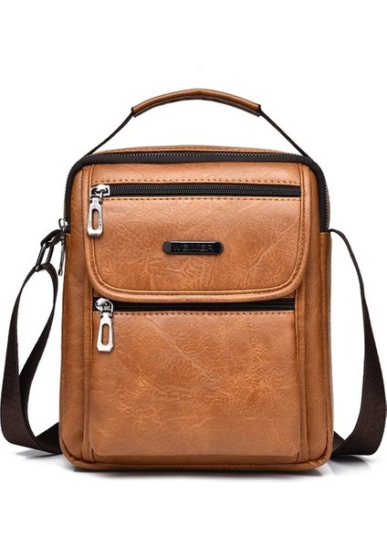 Yuekeda-Retro Erkekler Küçük Satchel Çanta (Yurt Dışından)