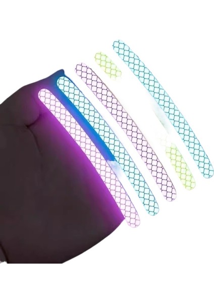 Araba Tekerleği Yaratıcı Renkli Lastik Şeridi Yansıtıcı Çıkartmalar (Yurt Dışından)