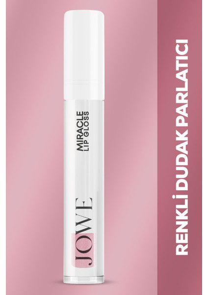 Miracle Renk Değiştiren Pembe Lip Gloss 6 ml – Doğal Işıltılı, Nemlendirici ve Yoğun Renkli Dudak Parlatıcısı fırsatları