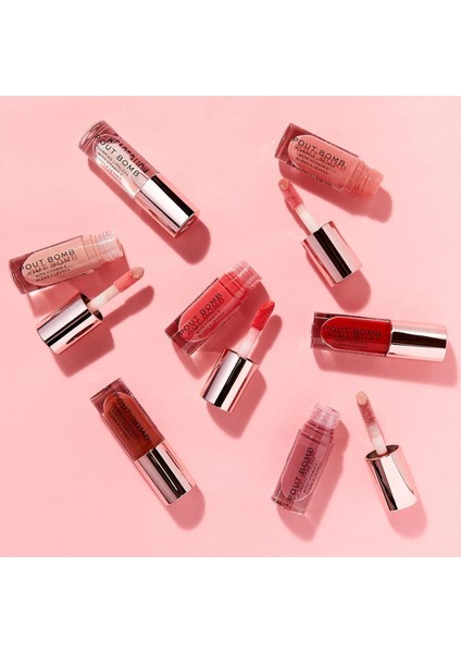 Pout Bomb Plumping Gloss Dudak Parlatıcısı Sauce 4,6 ml – E Vitaminli, Nemlendirici, Yoğun Renkli Parlak Bitiş