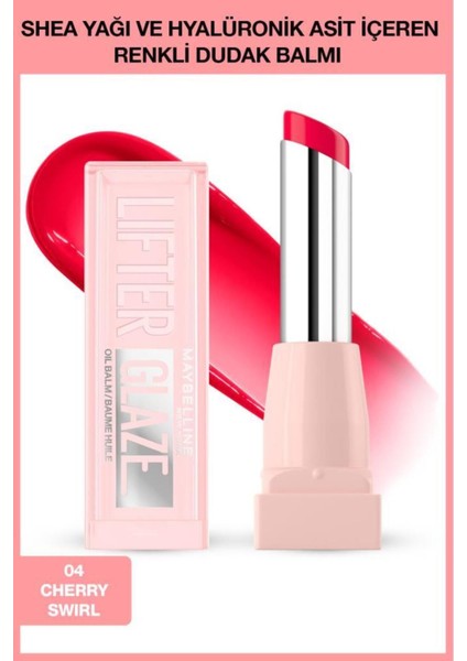 Lifter Glaze Cherry Swirl Işıltılı Dudak Balmı – Shea Yağı ve Hyalüronik Asit ile Nemlendirici Doğal Renk indirimleri