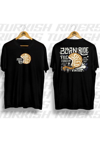 Born The Ride Vintage Tshirt