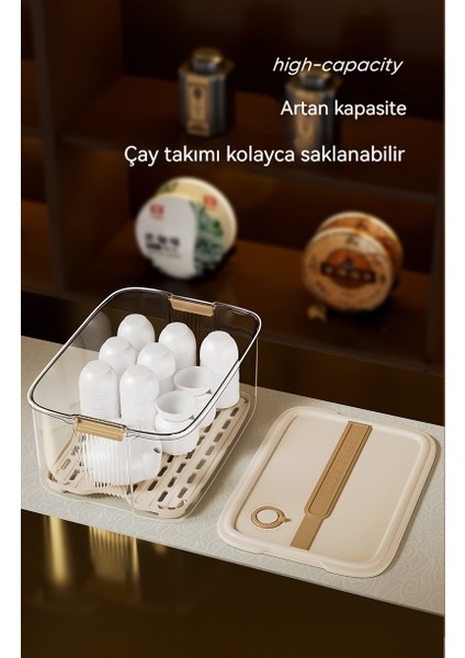 FreshBloom Çay Seti ve Fincan Saklama Kutusu (Yurt Dışından) indirimleri