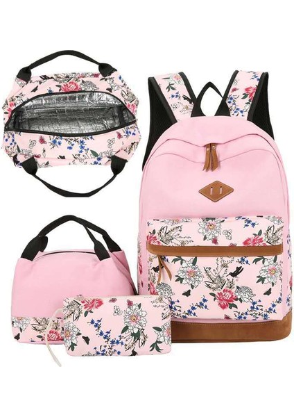 Üç Parçalı Büyük Kapasiteli Öğrenci Okul Çantası, Sırt Çantası, Üniversite Öğrencileri Için Okul (Yurt Dışından)