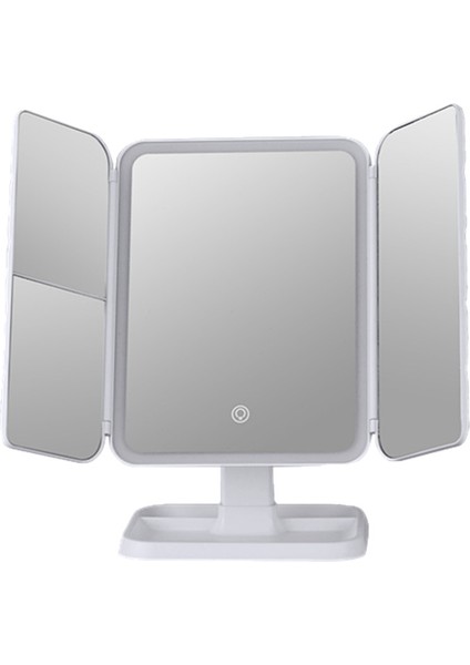 USB Katlanır Ayna LED Makyaj Ayna Katlanır Ayna (Yurt Dışından)