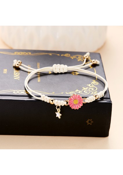 Küçük Papatya Ayçiçeği El Dokuma Bilezik (Yurt Dışından) modelleri