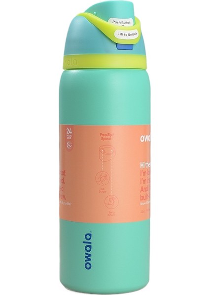 304 Paslanmaz Çelik Çift Içecek 900ML Büyük Kapasiteli Termos Bardak Meyve Bardakları (Yurt Dışından)