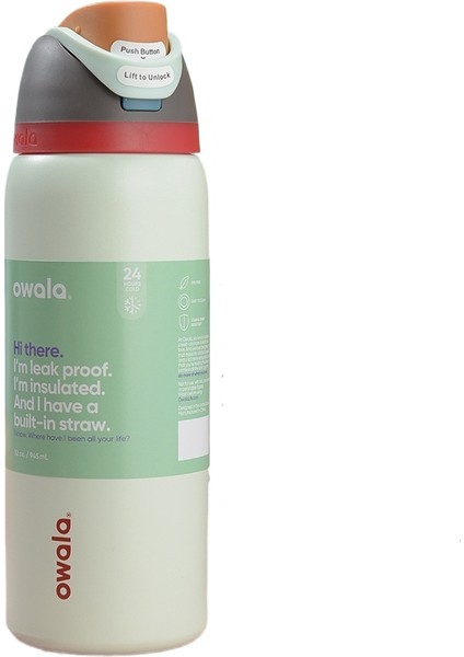 304 Paslanmaz Çelik Çift Içecek 900ML Büyük Kapasiteli Termos Bardak Meyve Bardakları (Yurt Dışından)