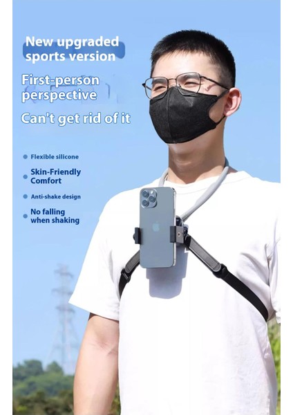 Ilk Perspektif Çekim Boyun Cep Telefonu Spor Kamera Montaj Bisiklet Adaptif Manyetik Boyun Asılı Braketi (Yurt Dışından) modelleri
