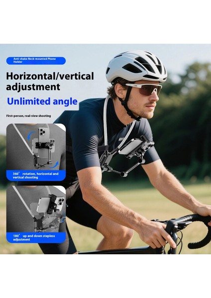 Birinci Şahıs Görünümü Sarsıntı Önleyici Boyun Cep Telefonu Tutucusu Spor Canlı Çekim Tanrı Koşu Bisiklet Balıkçılık Evrensel (Yurt Dışından) fırsatları