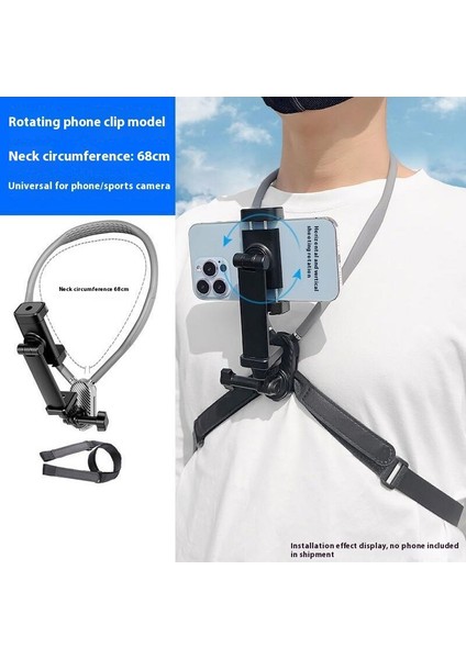 Ilk Perspektif Çekim Boyun Cep Telefonu Spor Kamera Montaj Bisiklet Adaptif Manyetik Boyun Asılı Braketi (Yurt Dışından)