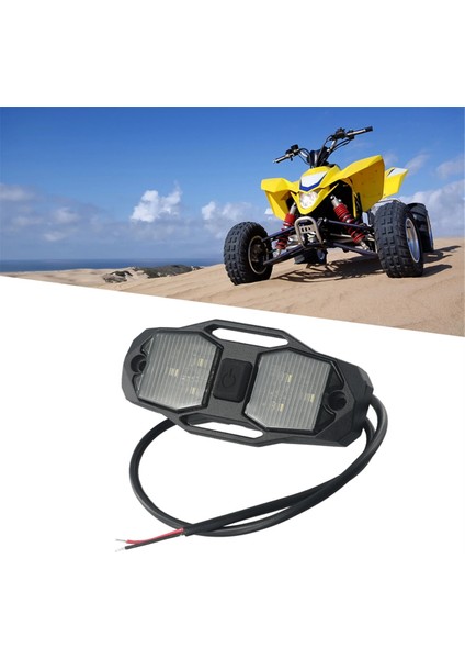 Polaris-Rzr Utv Atv Için Anahtar Universal ile Rulo Çubuk Montaj LED Dome Light Rock Işık (Yurt Dışından) fırsatları