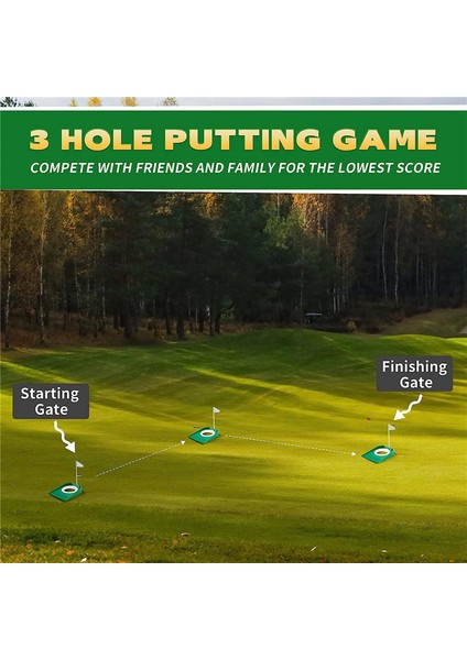 3 Adet Golf Puting Cup Golf Delek Eğitim Yardımları Golf Aksesuarları Golf Eğitim Putter Plastik Bayrak Yeşil + Beyaz (Yurt Dışından) modelleri