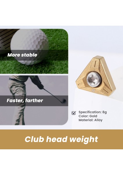 1pcs Golf Kulübü Kafa Ağırlıkları Ltdx Ltdx Max Sürücü Fairway Ahşap 8g (Yurt Dışından) indirimleri