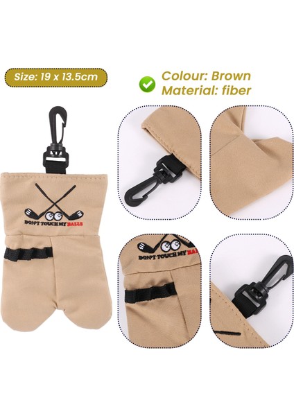 Golf Ball Depolama Çantası Tutucu Bu Komik Golf Hediyesi, Golf Aksesuarlarınızın Stoklanması, Kahverengi Bir Kahkaha Atacağı Kesin (Yurt Dışından) fırsatları