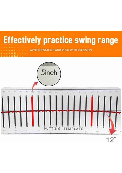 Golf Putter Pasping Mat Trainer Kapalı Yeşil Pad Ekipman Golf Vurma Hat Çizgisi Eğitim Yardımcıları Battaniye Kiti (Yurt Dışından) modelleri