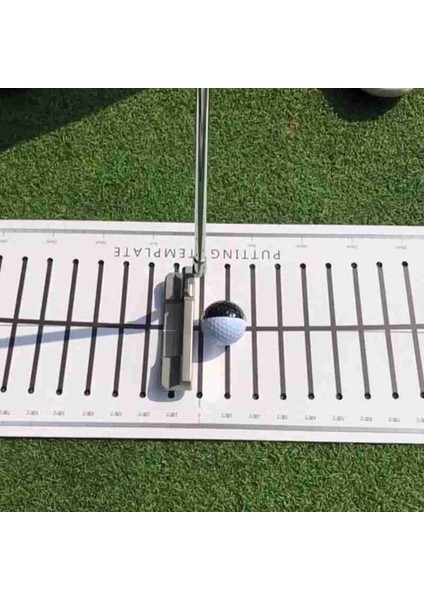 Golf Putter Pasping Mat Trainer Kapalı Yeşil Pad Ekipman Golf Vurma Hat Çizgisi Eğitim Yardımcıları Battaniye Kiti (Yurt Dışından) indirimleri