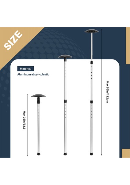 Golf Seyahat Çantası Destek Çubuk Golf Kulübü Koruyucu Seyahat Destek Kol Teleskoplama Bölümleri Ayarlanabilir Kulüpler Koruma Kutbu (Yurt Dışından) fırsatları