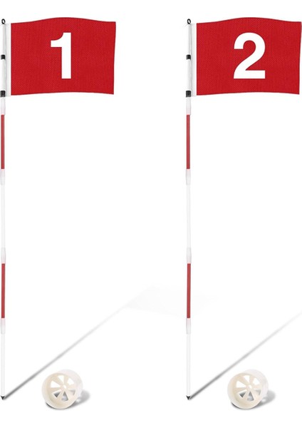 Golf Bayrak Çubuğu Golf Bayrağı Golf Arka Bahçe Pratiği Için Bayrak Koymak Yeşil Koymak (Yurt Dışından)