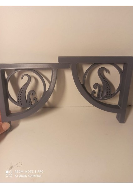 Yeni Raf Kare / Raf Braketi "sous Les Mers" "deep" P (Sadece Plastik Aparattır!!!)