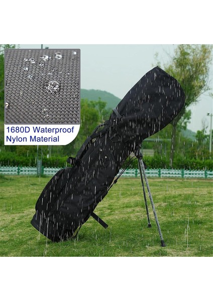 Golf Çantası Yağmur Kapağı Kaput Universal Rain Cape Snap Düğmesi ile Golf Çantaları Için, Su Geçirmez Toz Geçirmez Kulüp Koruyucu (Yurt Dışından) fırsatları