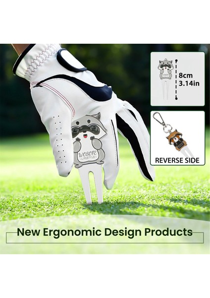 Wosofe Golf Divot Onarım Aracı Golf Koymak Yeşil Çatal Çok Amaçlı Portatif Çim Onarımı Golf Çatalı Eğitim Için Golfçü Egzersiz (Yurt Dışından) fırsatları