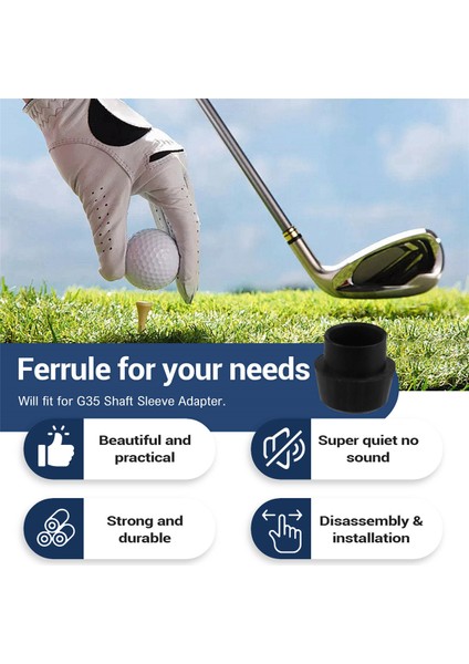 20PCS Golf Için Golf Ferrules G35 Şaft Kol Adaptör Ucu Golf Kulübü Şaftlar Aksesuarlar 0.370 (Yurt Dışından) indirimleri