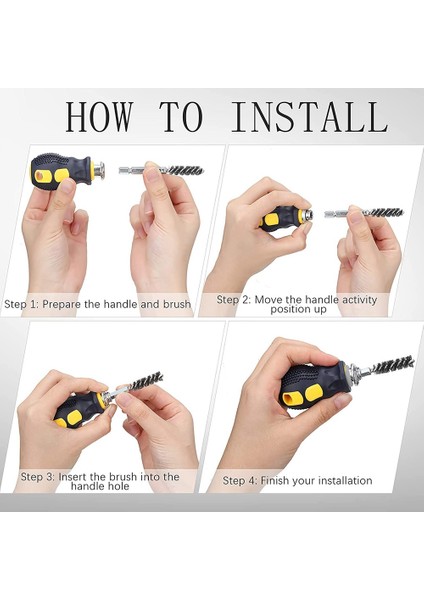 Golf Kulüpleri Baş Hosel Fırça Golf Kulübü Fırça Tel Fırçası Temizleme Aracı Demir ve Ahşap Için Elektrikli Matkap Tel Fırçası, 4 Pcs (Yurt Dışından) fırsatları